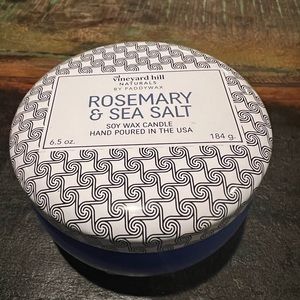 Vineyard Hill Naturals by Paddywax candle - 6.5 oz Rosemary & Sea Salt